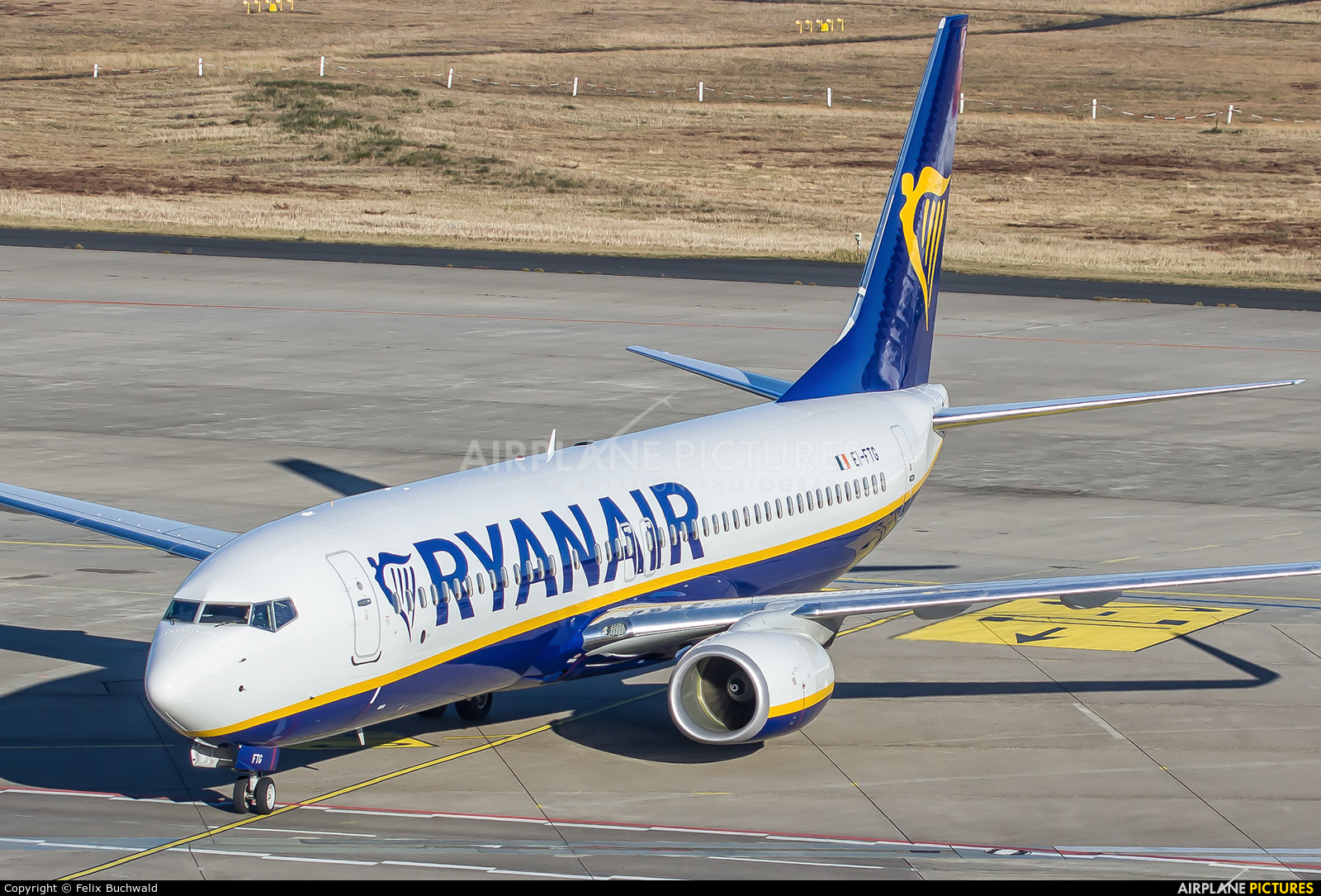 Ryanair EI-FTG aircraft at Cologne Bonn - Konrad Adenauer