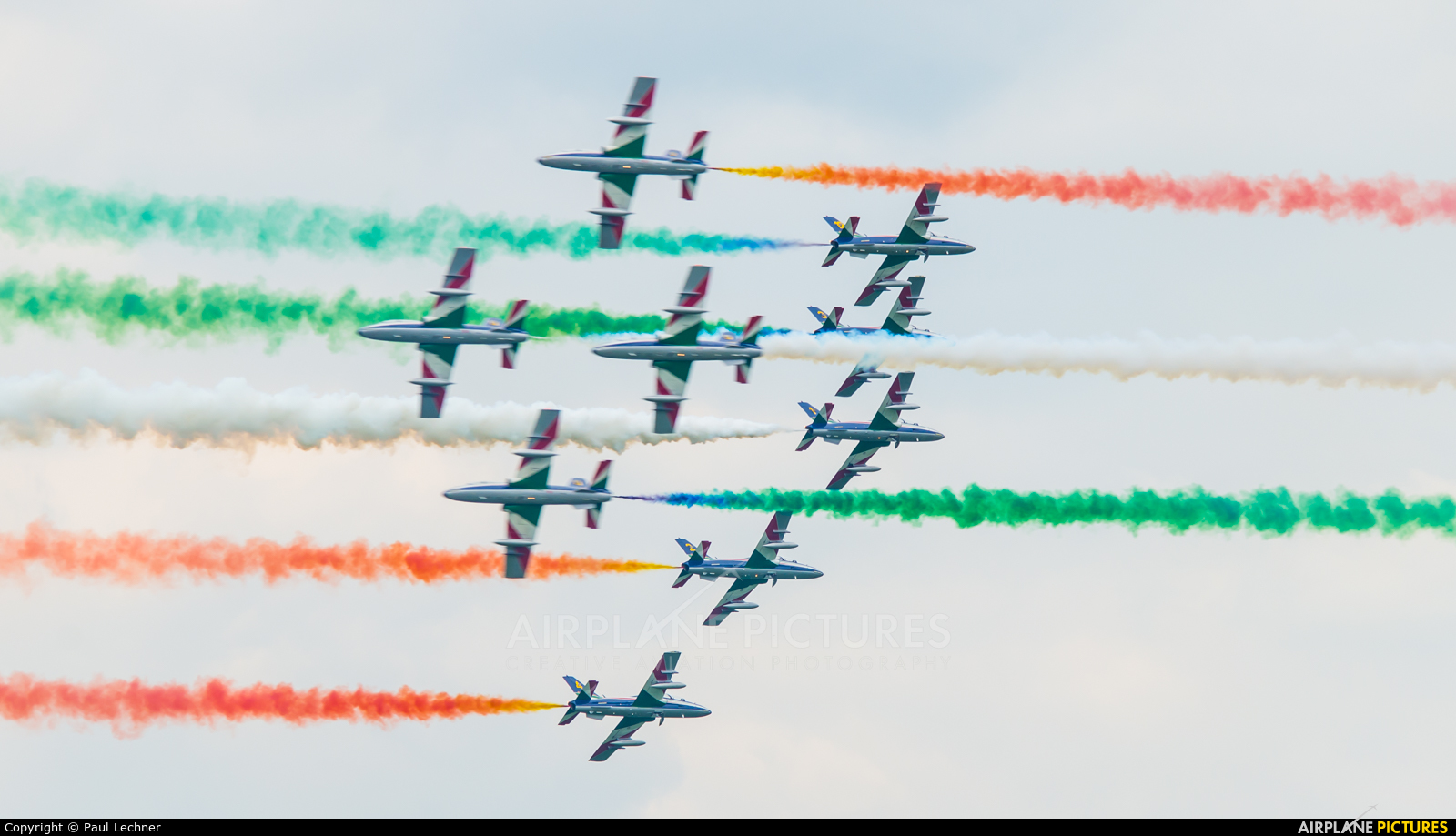 Italy - Air Force "Frecce Tricolori" MM54510 aircraft at Zeltweg