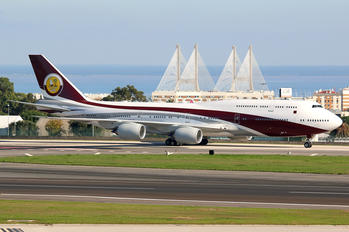 VQ-BSK - Qatar Amiri Flight Boeing 747-8