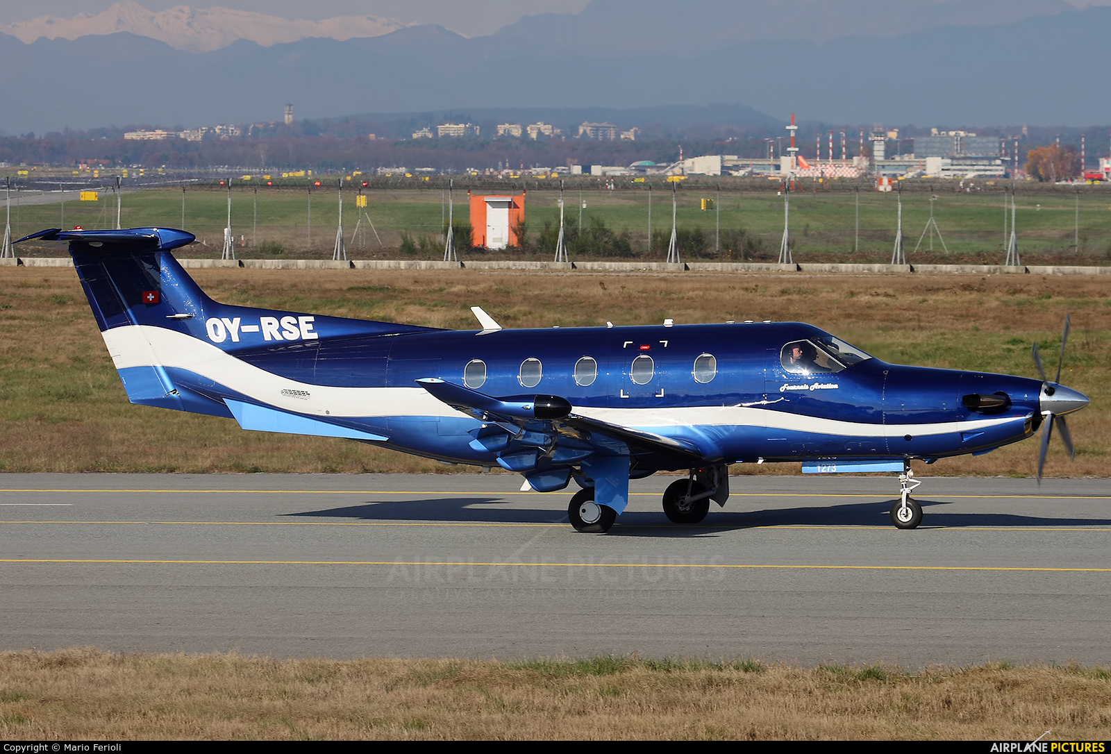 Private OY-RSE aircraft at Milan - Malpensa