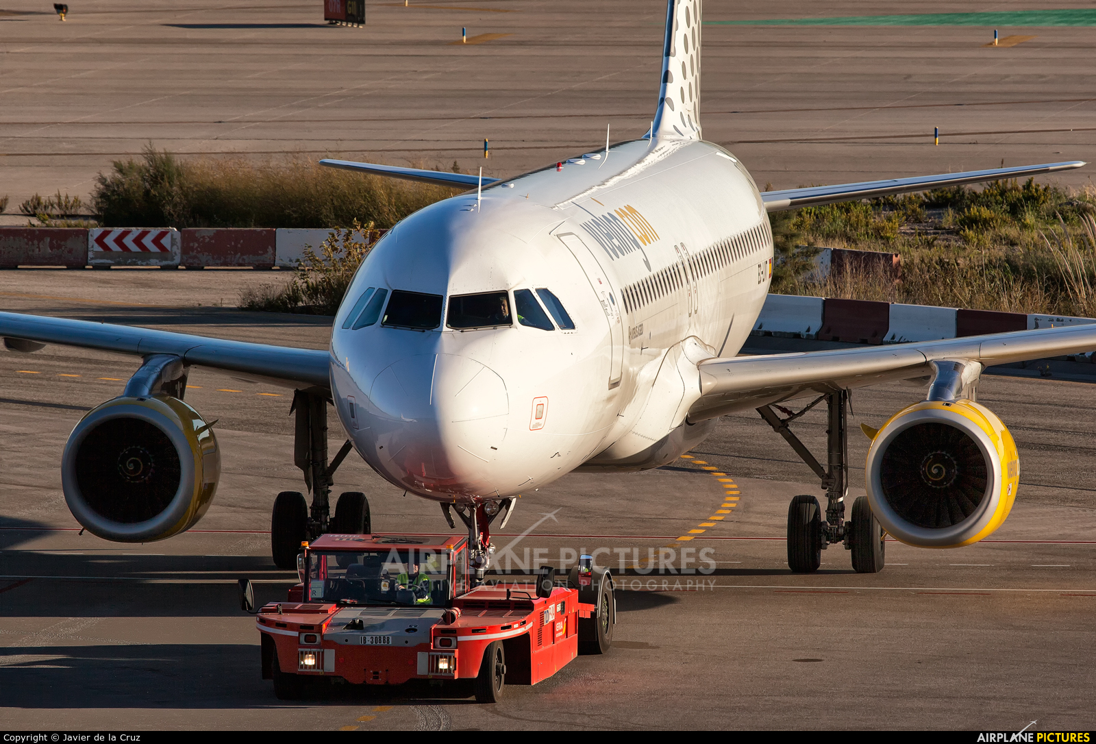 Vueling Airlines EC-LVT aircraft at Barcelona - El Prat
