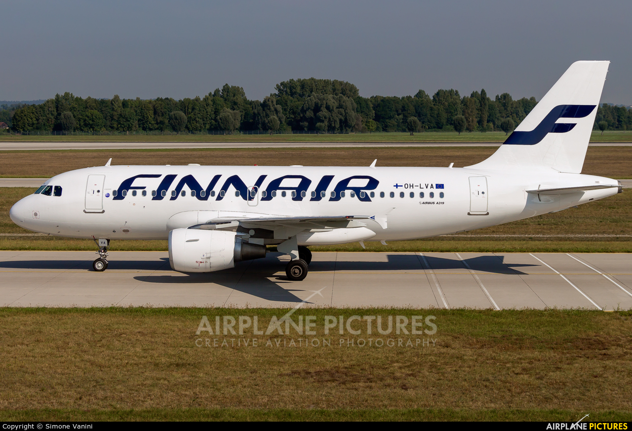 Finnair OH-LVA aircraft at Munich