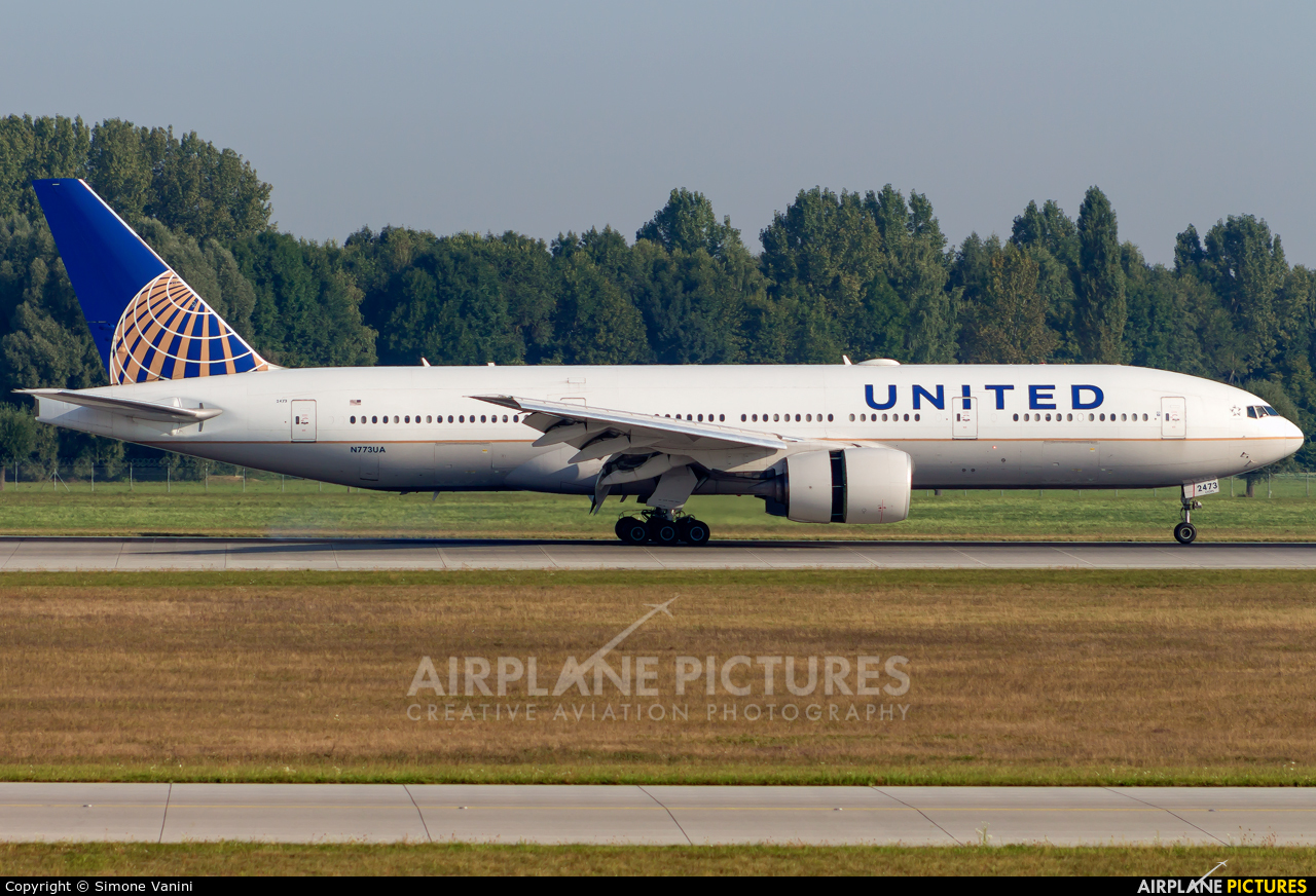 United Airlines N773UA aircraft at Munich