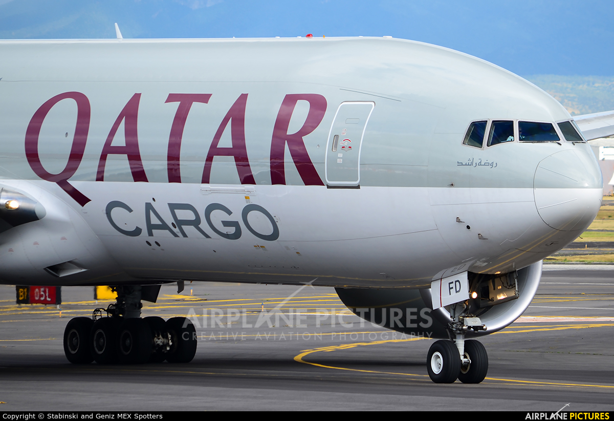 Qatar Airways Cargo A7-BFD aircraft at Mexico City - Licenciado Benito Juarez Intl