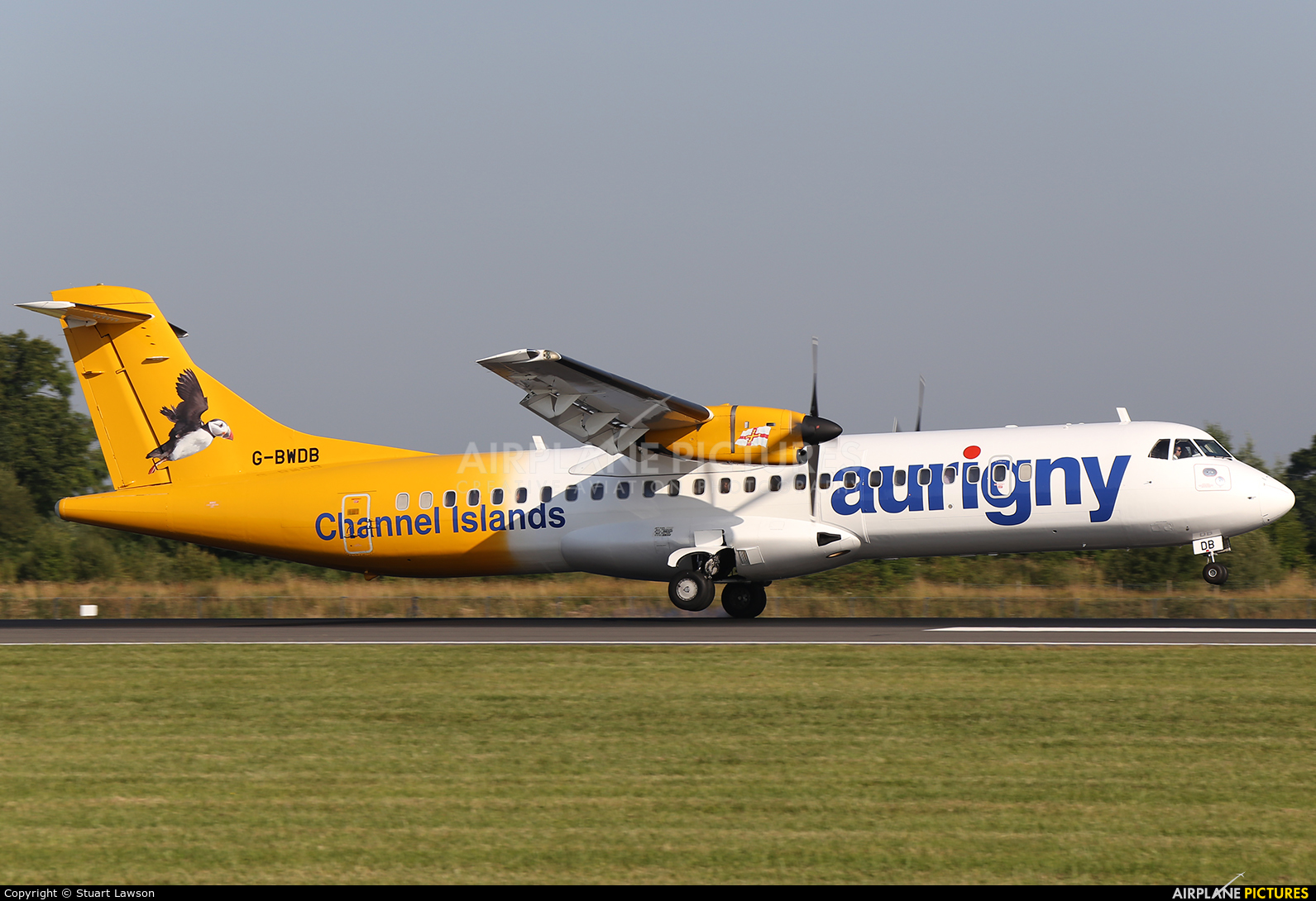 Aurigny Air Services G-BWDB aircraft at Manchester