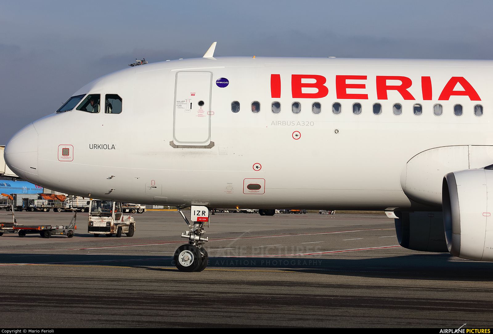 Iberia EC-IZR aircraft at Milan - Malpensa
