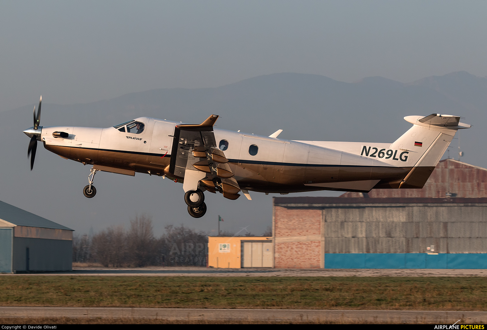 Private N269LG aircraft at Verona - Boscomantico