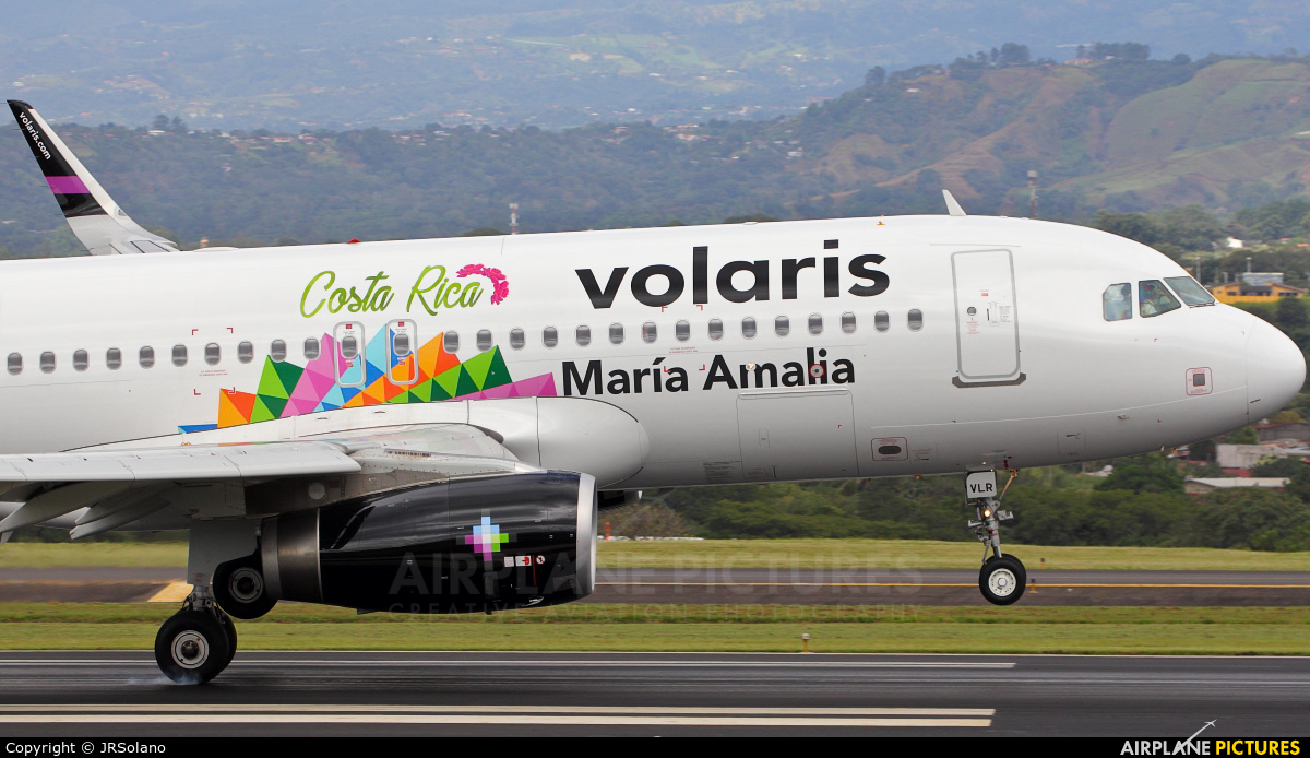 Volaris XA-VLR aircraft at San Jose - Juan Santamaría Intl