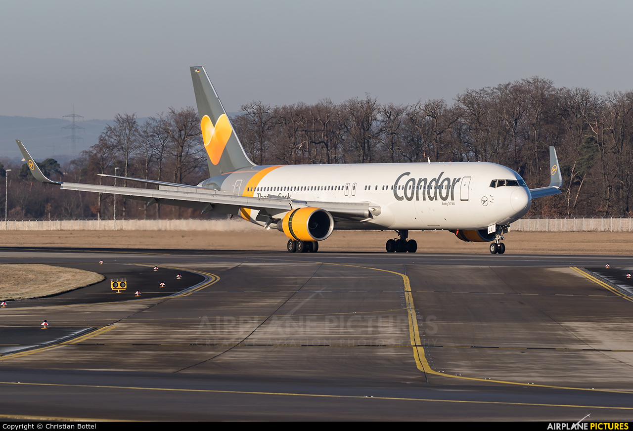 Condor D-ABUA aircraft at Frankfurt
