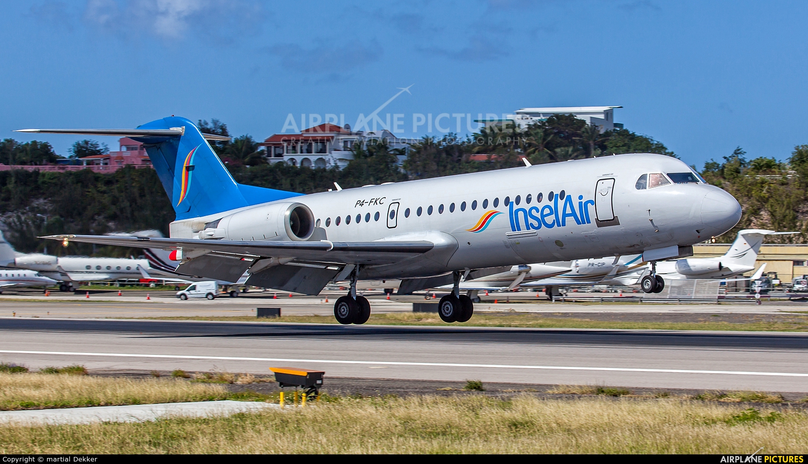 Insel Air P4-FKC aircraft at Sint Maarten - Princess Juliana Intl