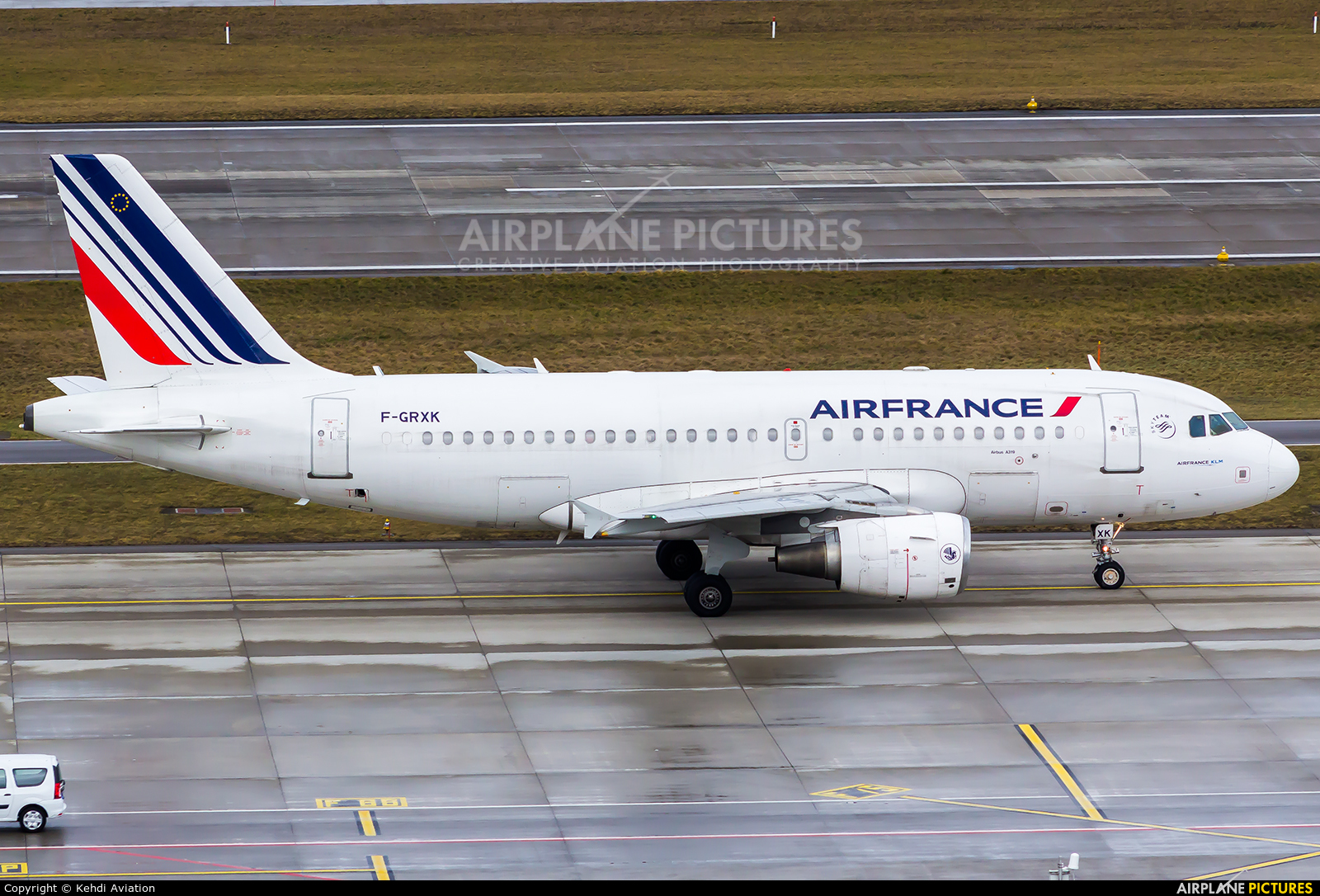 Air France F-GRXK aircraft at Zurich