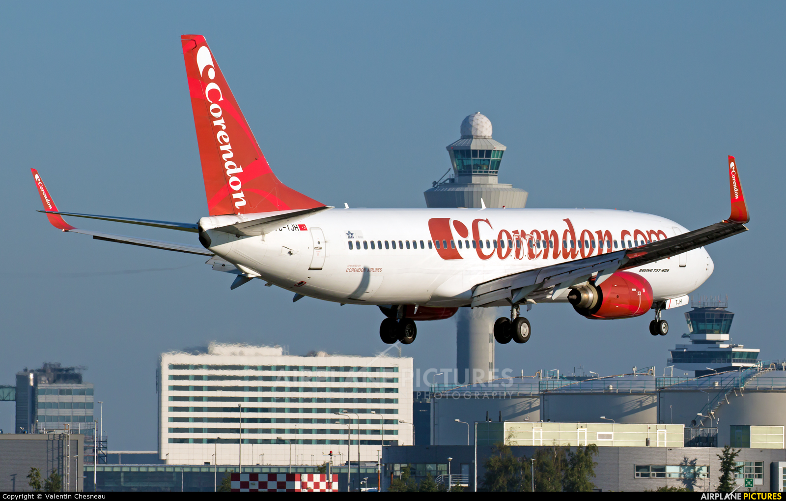 Corendon Airlines TC-TJH aircraft at Amsterdam - Schiphol
