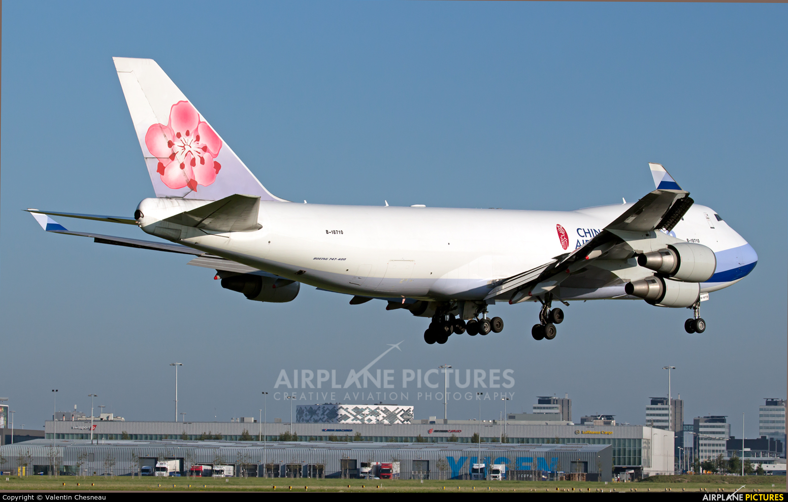 China Airlines Cargo B-18710 aircraft at Amsterdam - Schiphol