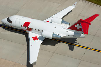 HB-JRA - REGA Swiss Air Ambulance  Canadair CL-600 Challenger 604