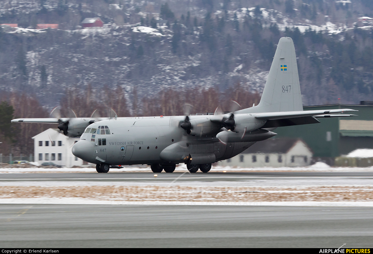 Sweden - Air Force 84007 aircraft at Trondheim - Vaernes