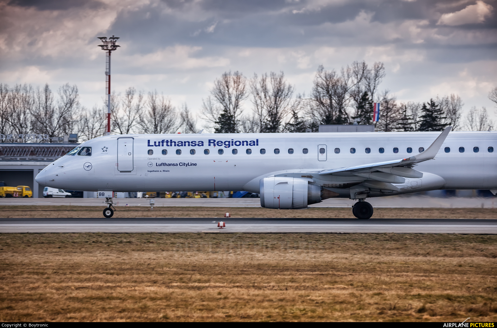 Lufthansa Regional - CityLine D-AEBB aircraft at Zagreb