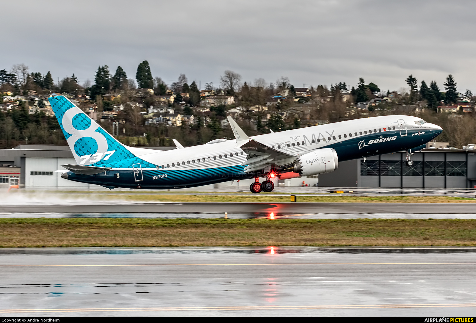 Boeing Company N8701Q aircraft at Seattle - Boeing Field / King County Intl
