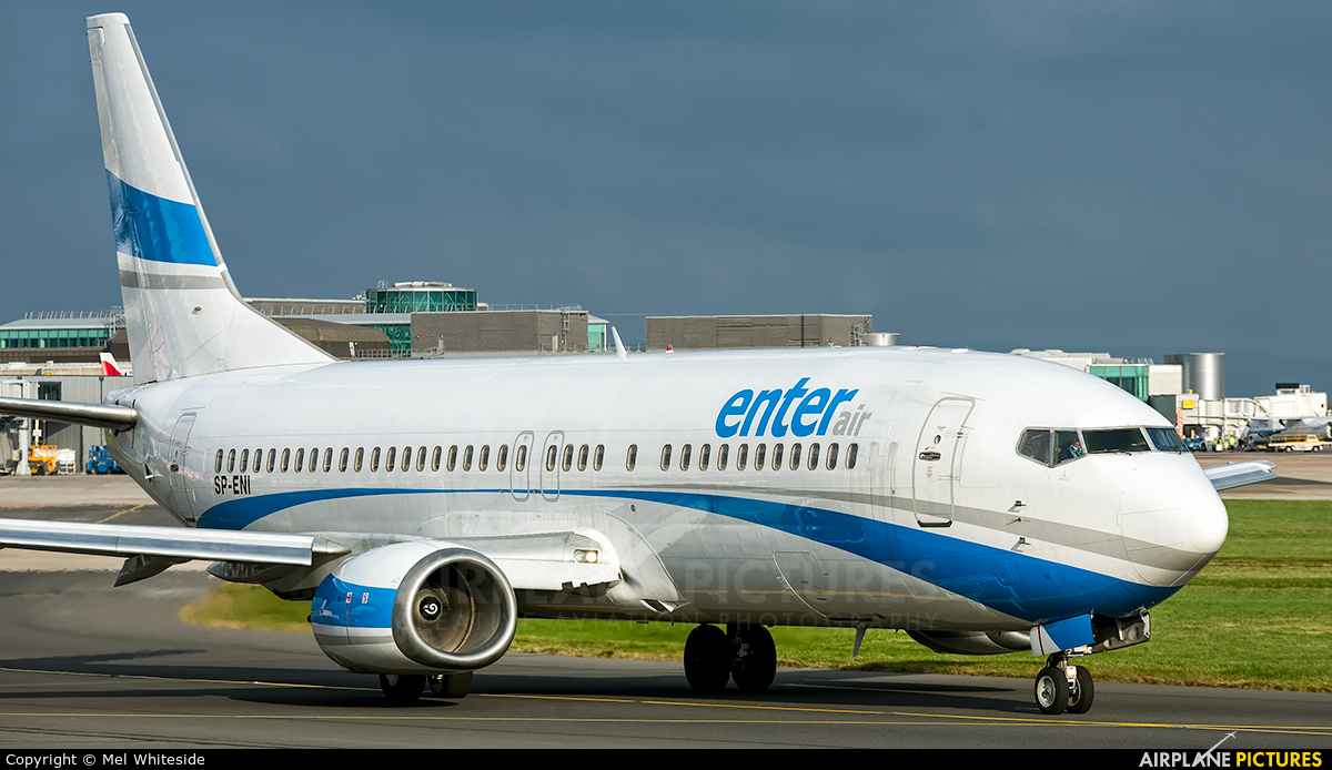 Enter Air SP-ENI aircraft at Manchester