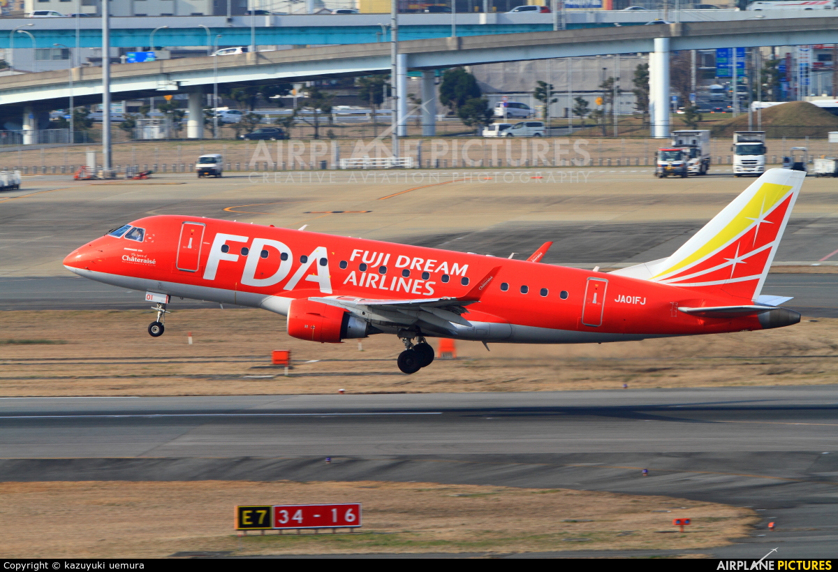 Fuji Dream Airlines JA01FJ aircraft at Fukuoka