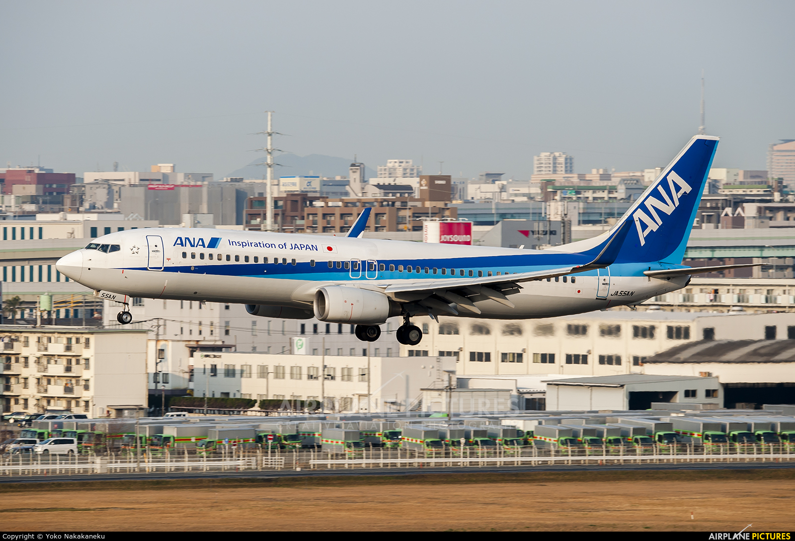 ANA - All Nippon Airways JA55AN aircraft at Fukuoka