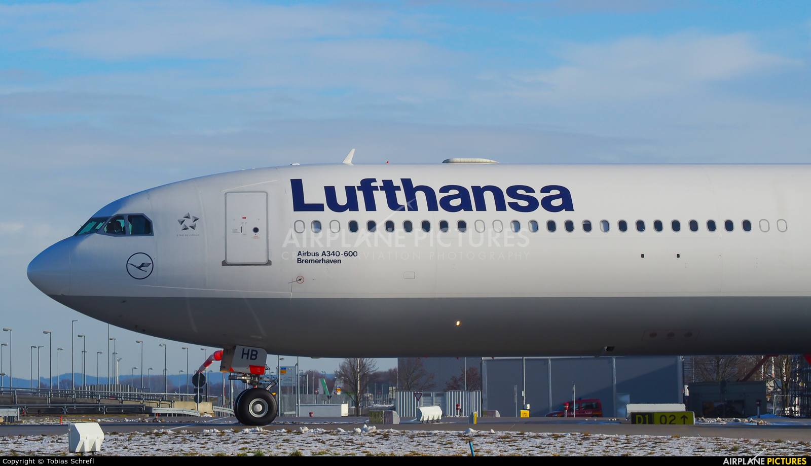 Lufthansa D-AIHB aircraft at Munich