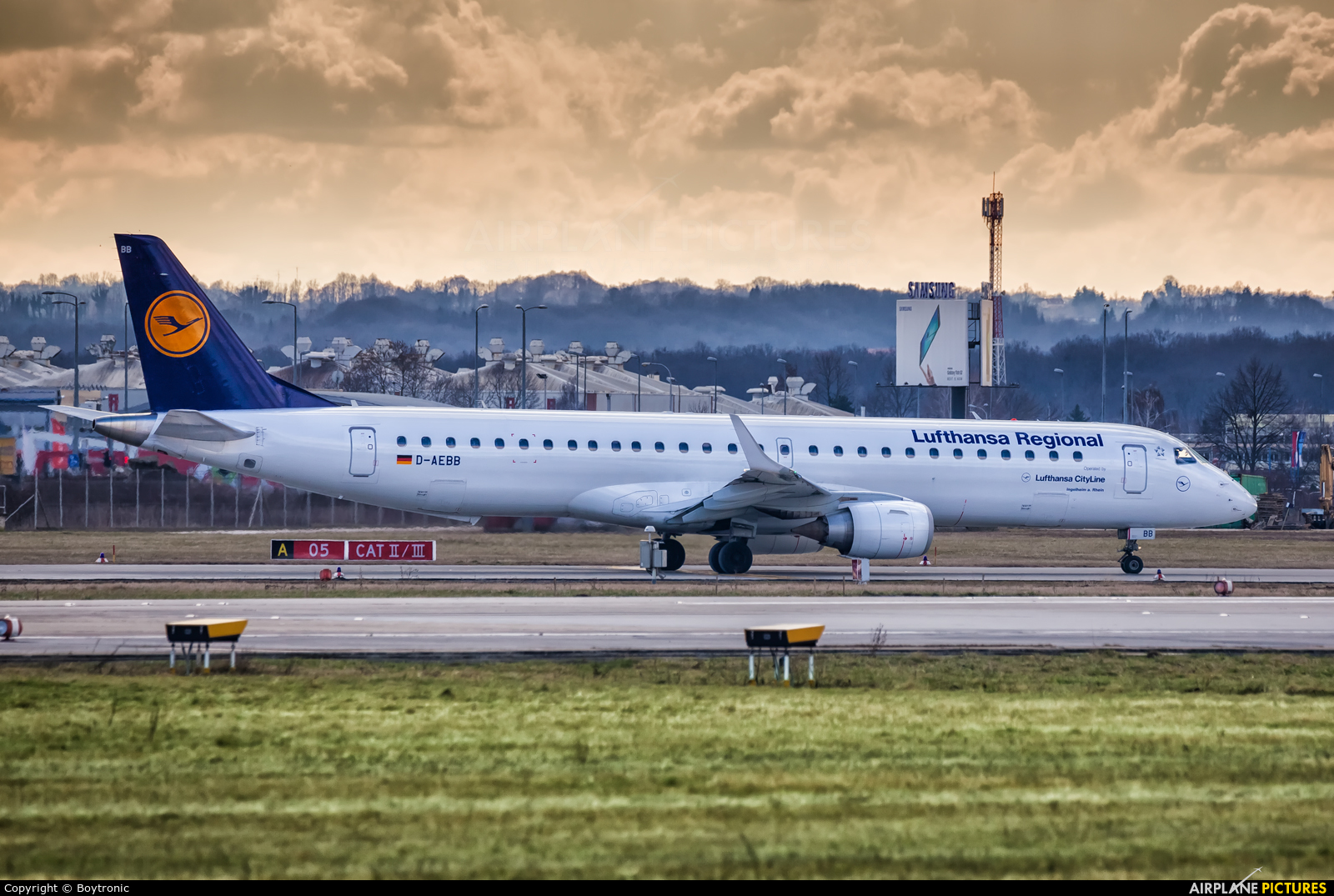 Lufthansa Regional - CityLine D-AEBB aircraft at Zagreb