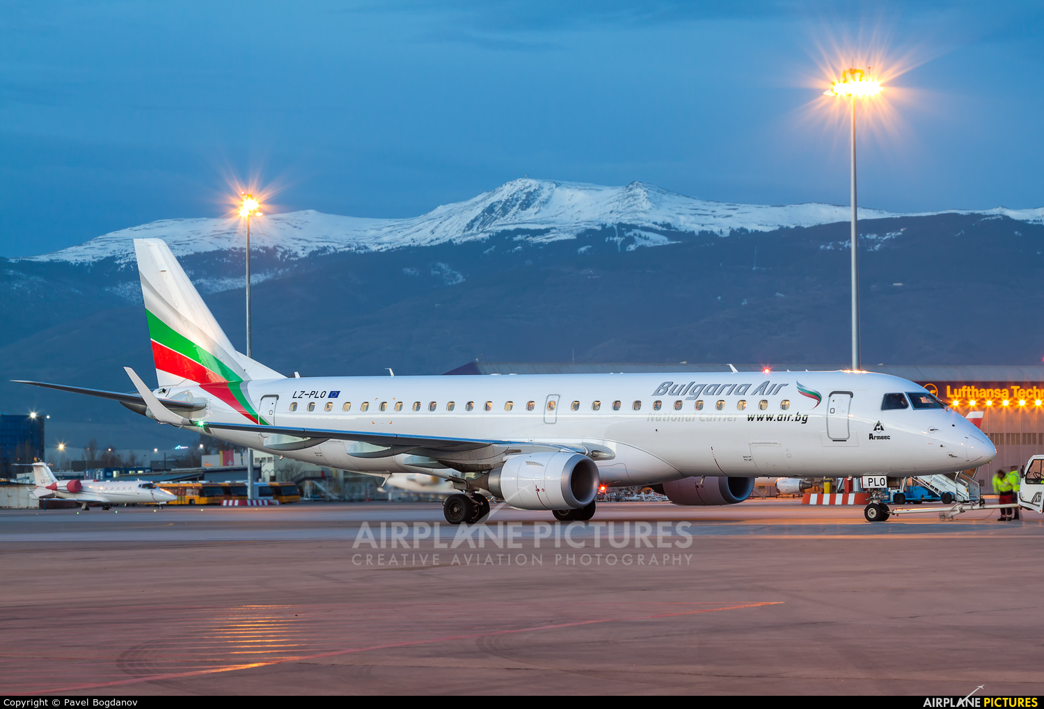 Bulgaria Air LZ-PLO aircraft at Sofia