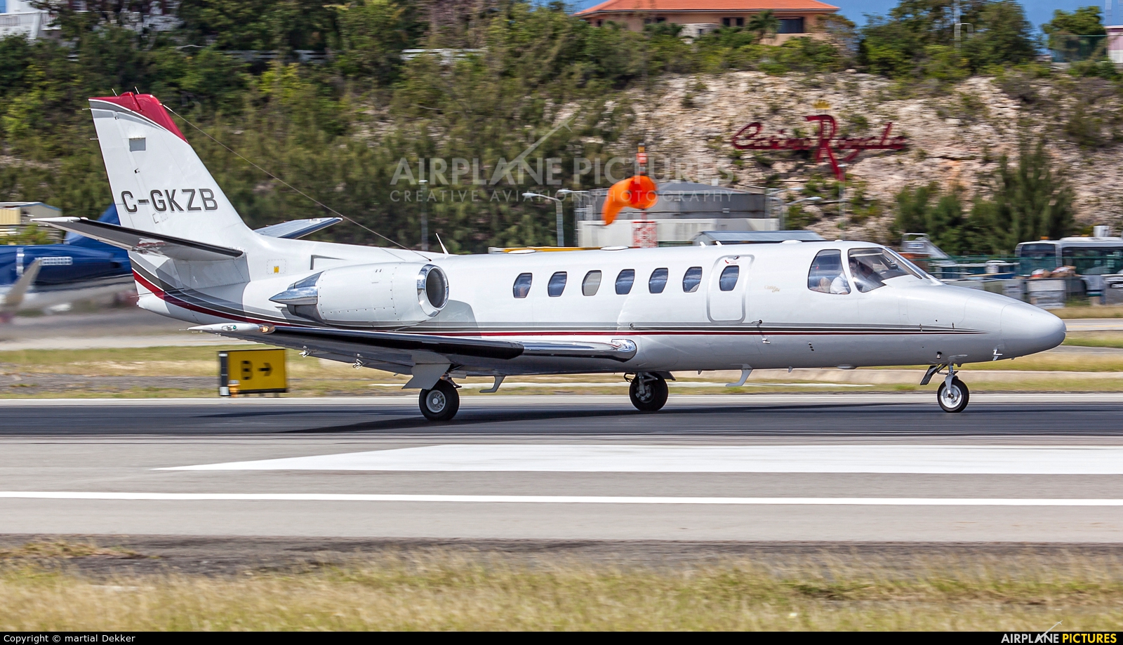Private C-GKZB aircraft at Sint Maarten - Princess Juliana Intl