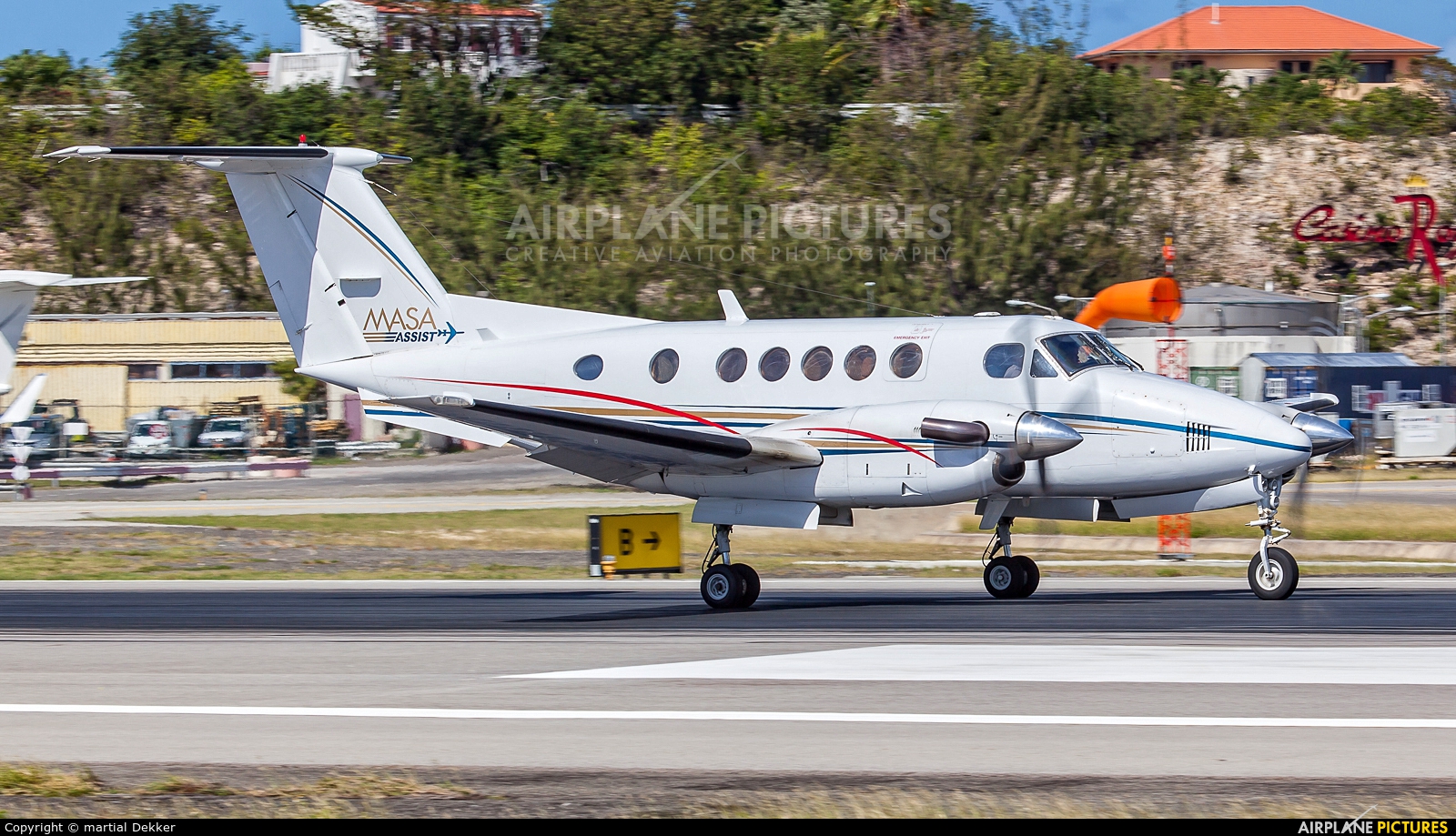 MASA Assist N87SA aircraft at Sint Maarten - Princess Juliana Intl