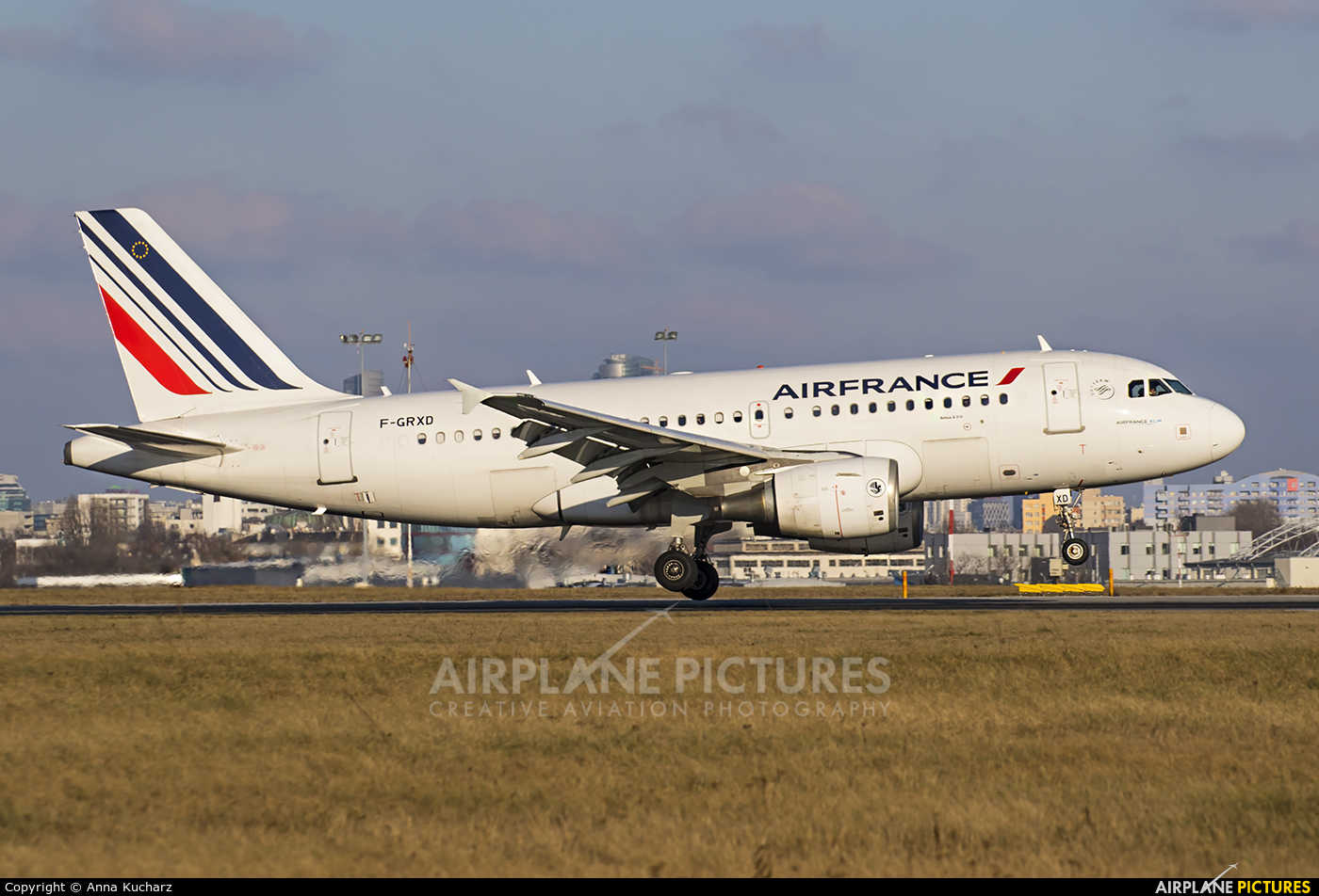 Air France F-GRXD aircraft at Warsaw - Frederic Chopin