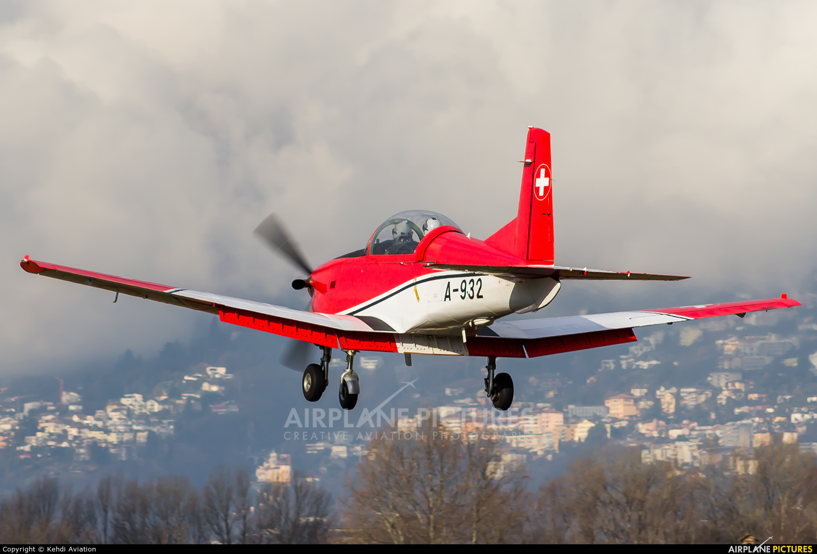 Switzerland - Air Force A-932 aircraft at Locarno