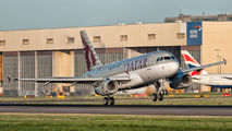 A7-CJA - Qatar Airways Airbus A319 aircraft
