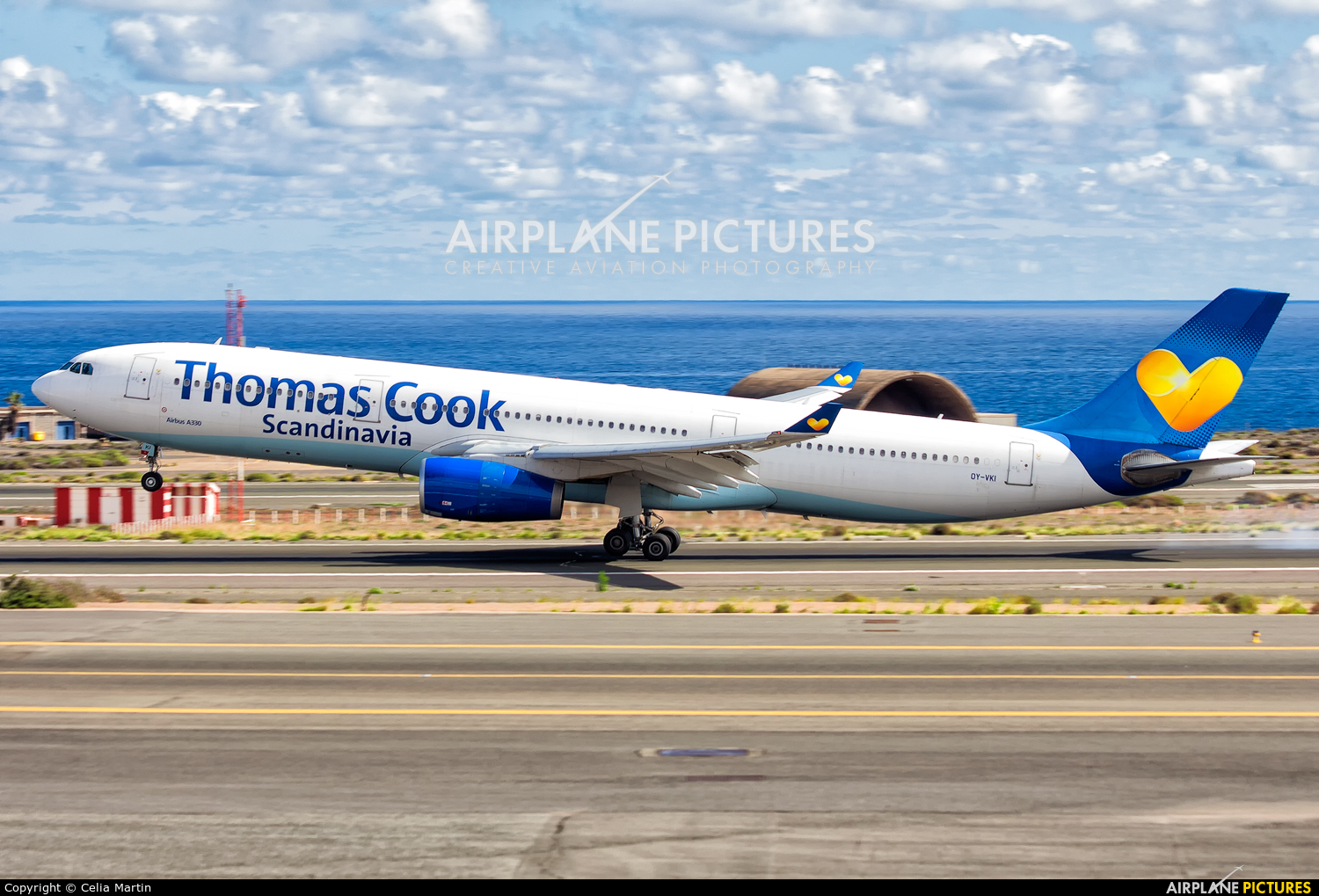 Thomas Cook Scandinavia OY-VKI aircraft at Las Palmas de Gran Canaria
