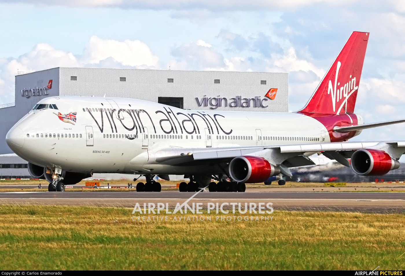 Virgin Atlantic G-VBIG aircraft at London - Heathrow