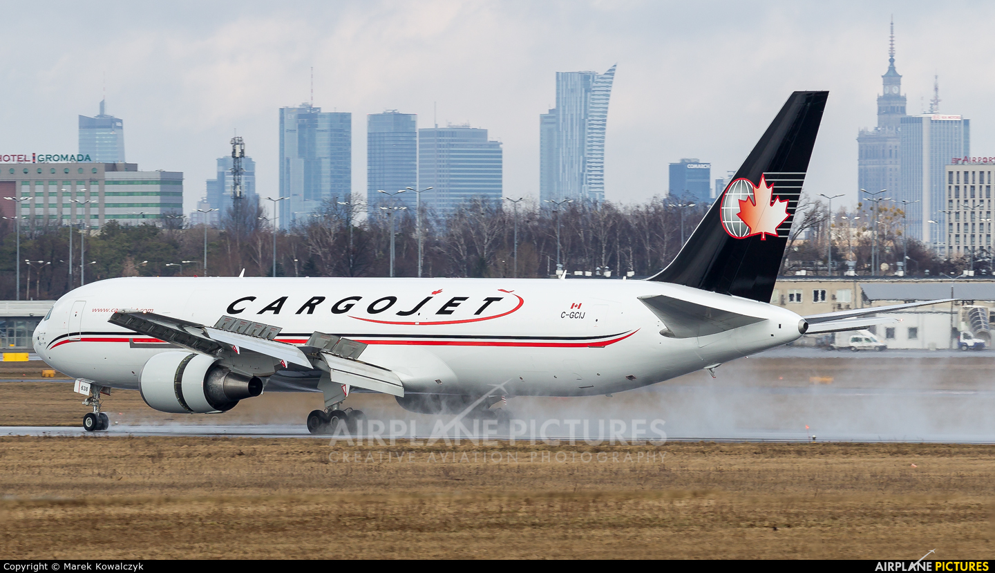 Cargojet Airways C-GCIJ aircraft at Warsaw - Frederic Chopin