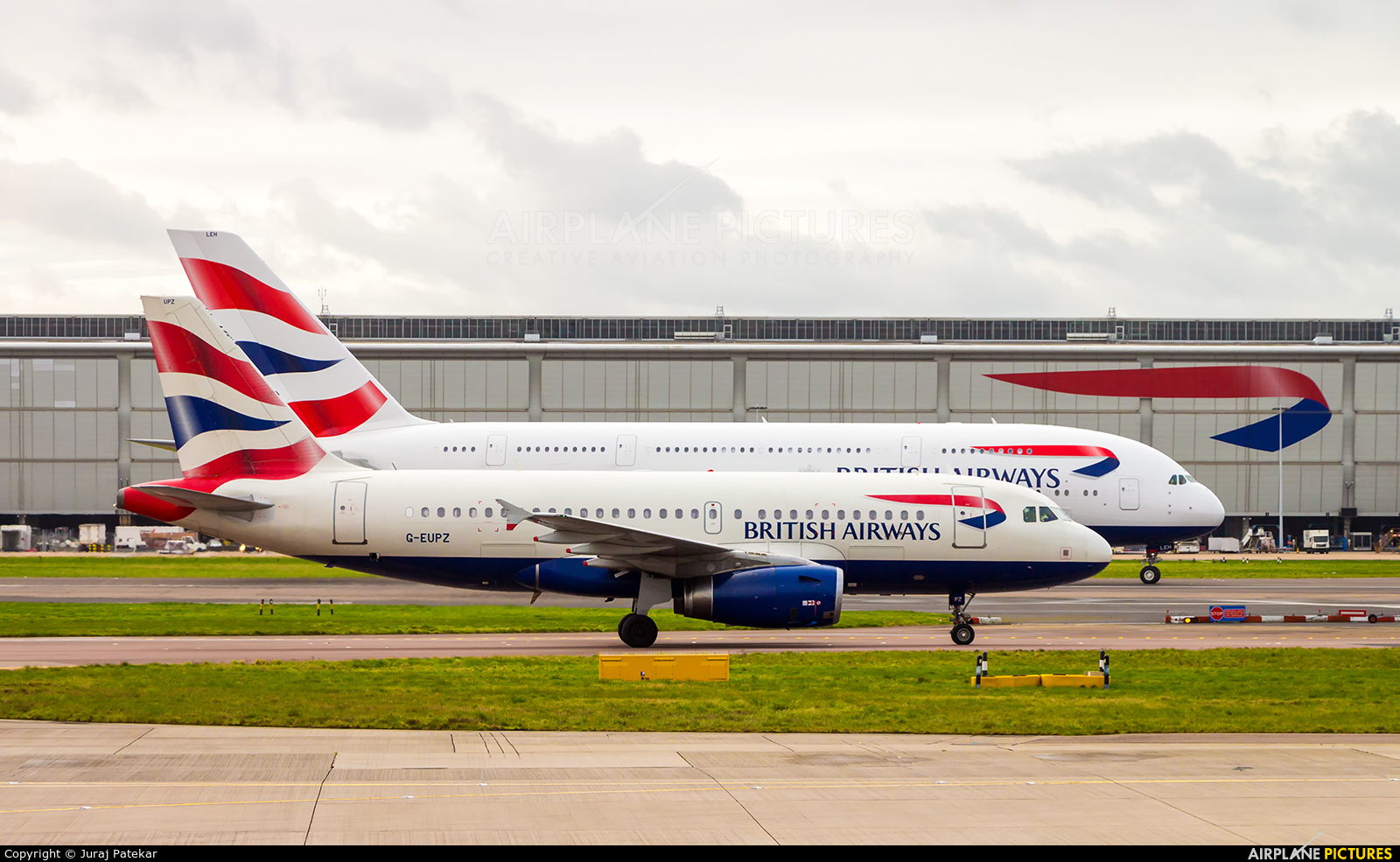 British Airways G-EUPZ aircraft at London - Heathrow