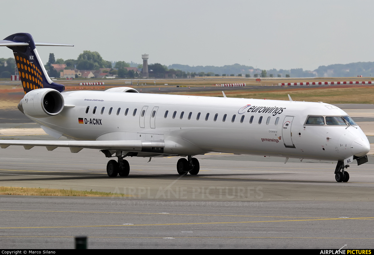Eurowings D-ACNX aircraft at Paris - Charles de Gaulle
