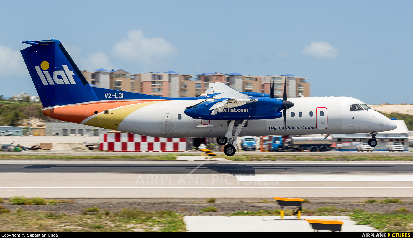 LIAT V2-LGI aircraft at Sint Maarten - Princess Juliana Intl