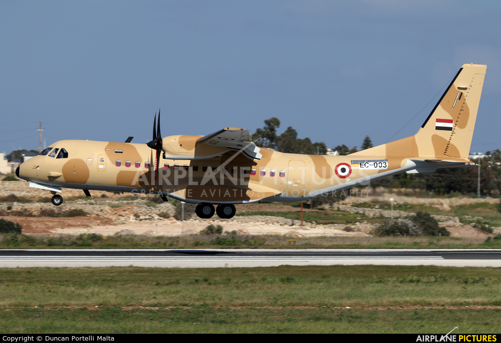 Egypt - Air Force EC-003 aircraft at Malta Intl