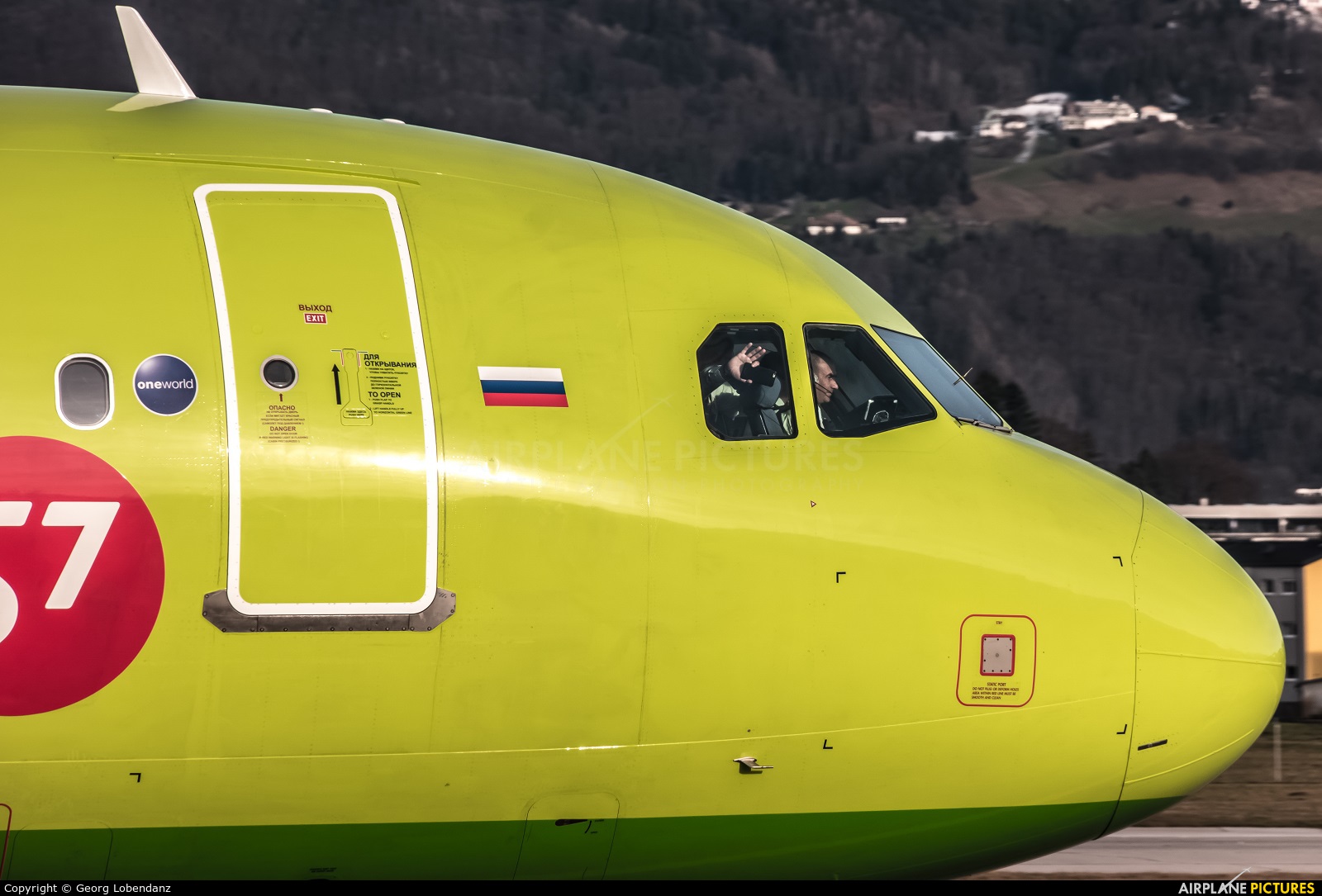 S7 Airlines VP-BHL aircraft at Salzburg