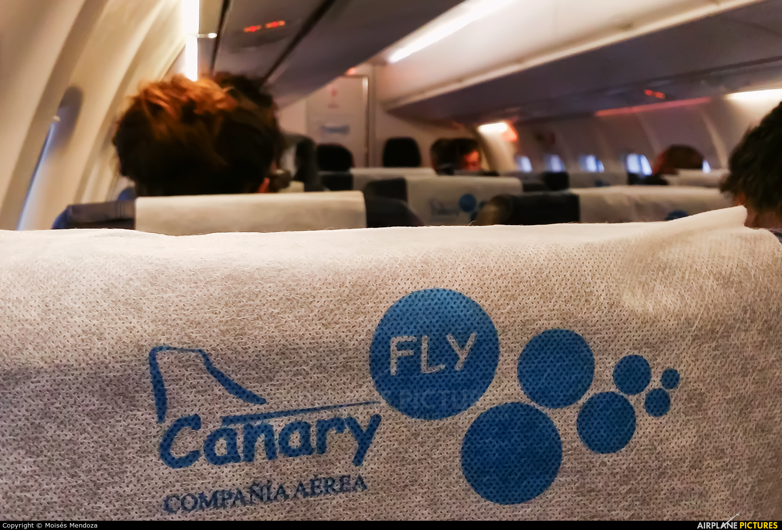 CanaryFly EC-GRP aircraft at Las Palmas de Gran Canaria