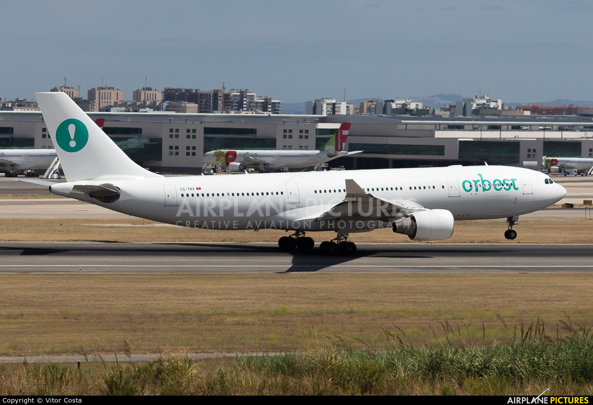 Orbest CS-TRX aircraft at Lisbon