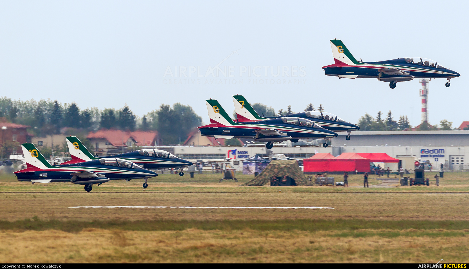 Italy - Air Force "Frecce Tricolori" MM54482 aircraft at Radom - Sadków