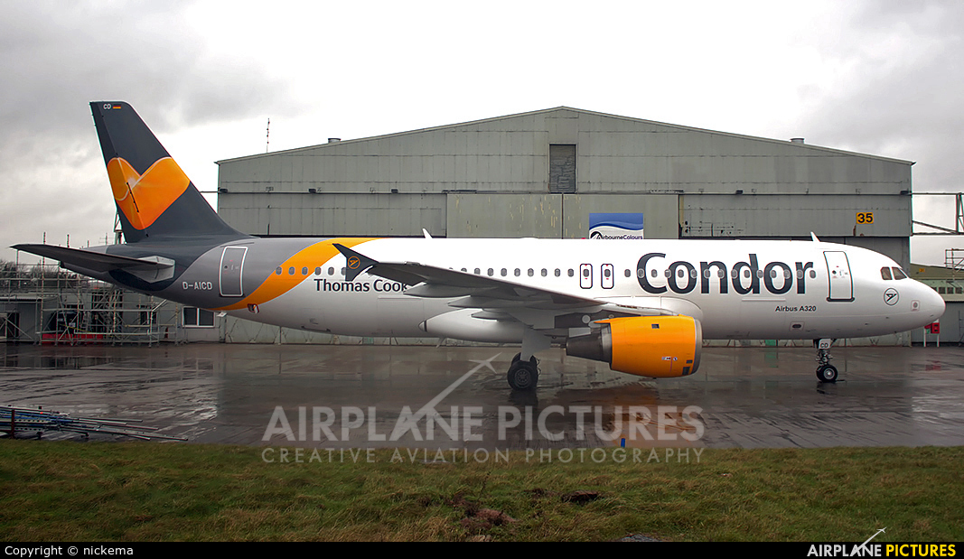Condor D-AICD aircraft at East Midlands
