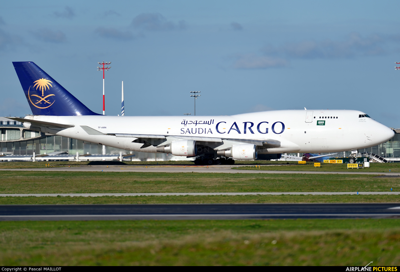 Saudi Arabian Cargo TF-AMN aircraft at Paris - Charles de Gaulle