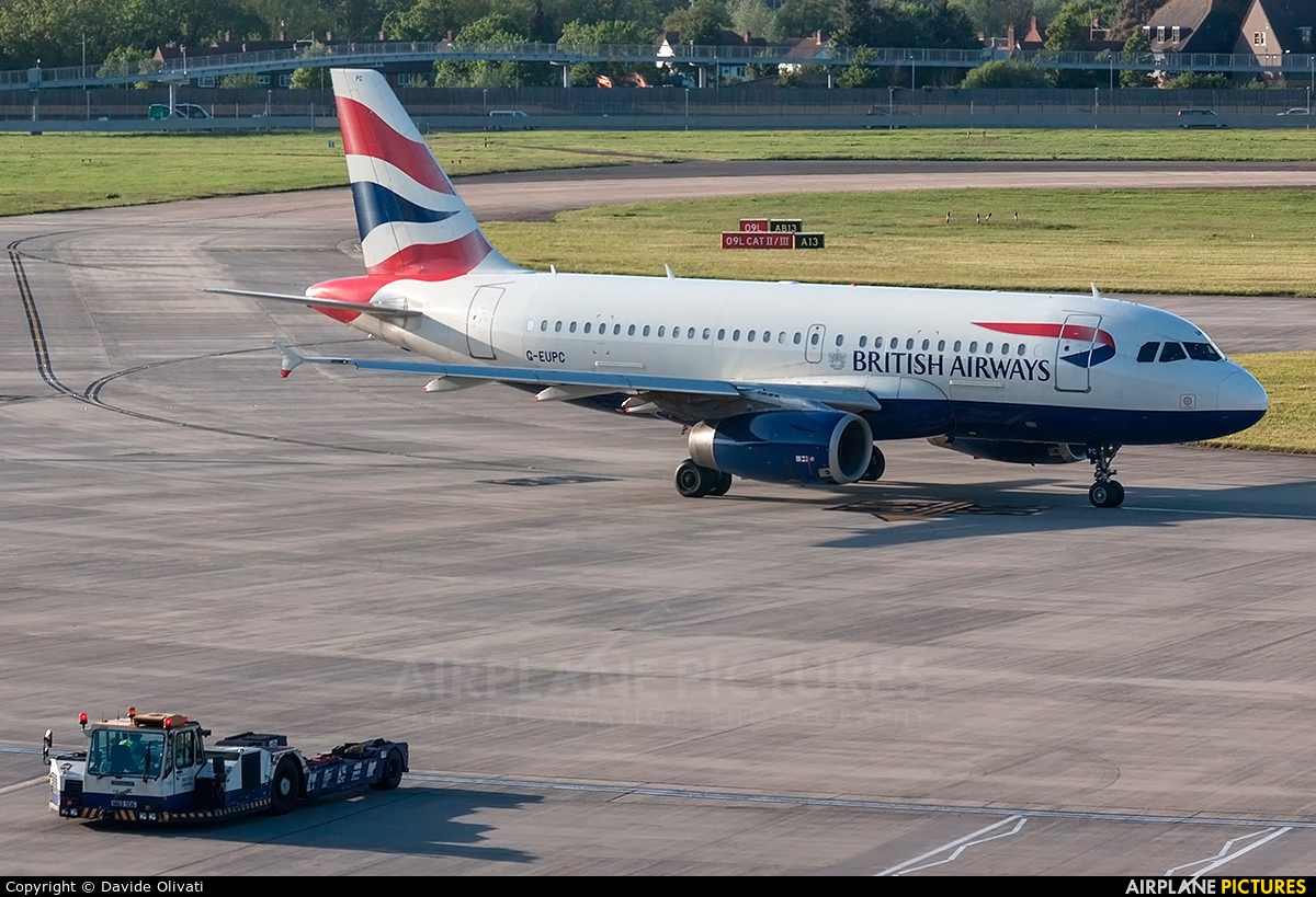 British Airways G-EUPC aircraft at London - Heathrow