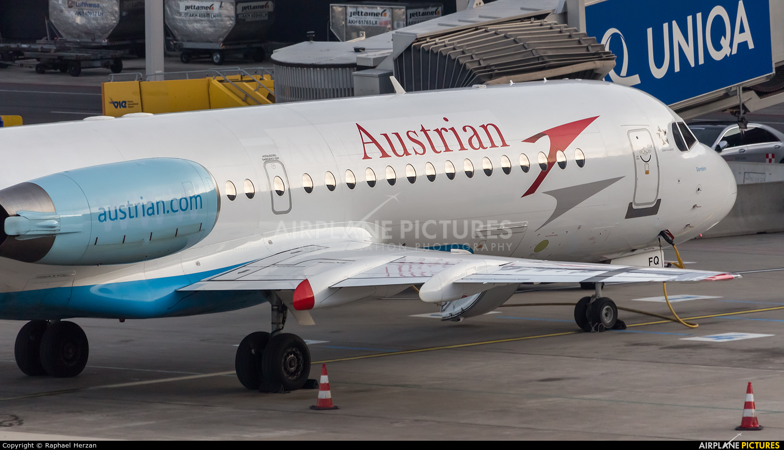 Austrian Airlines/Arrows/Tyrolean OE-LFQ aircraft at Vienna - Schwechat