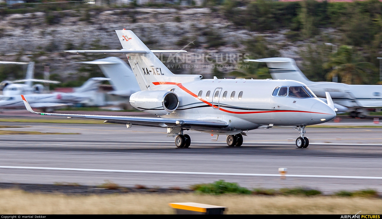 Private XA-XEL aircraft at Sint Maarten - Princess Juliana Intl