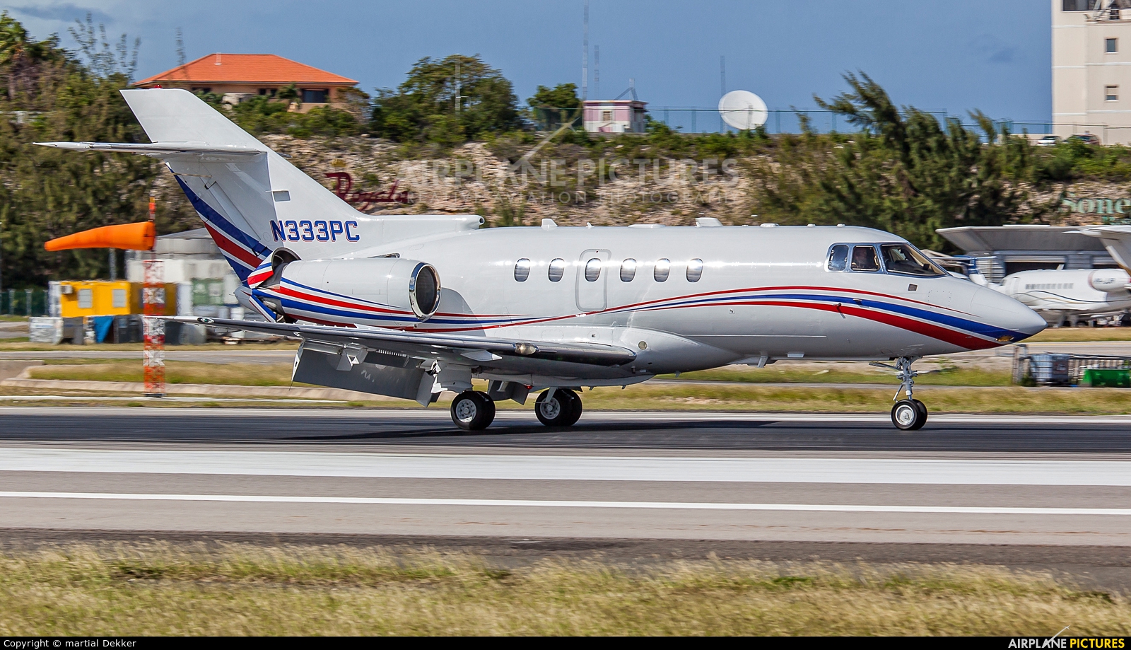 Private N333PC aircraft at Sint Maarten - Princess Juliana Intl