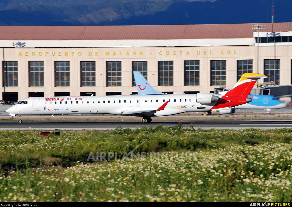 Air Nostrum - Iberia Regional EC-LJX aircraft at Málaga
